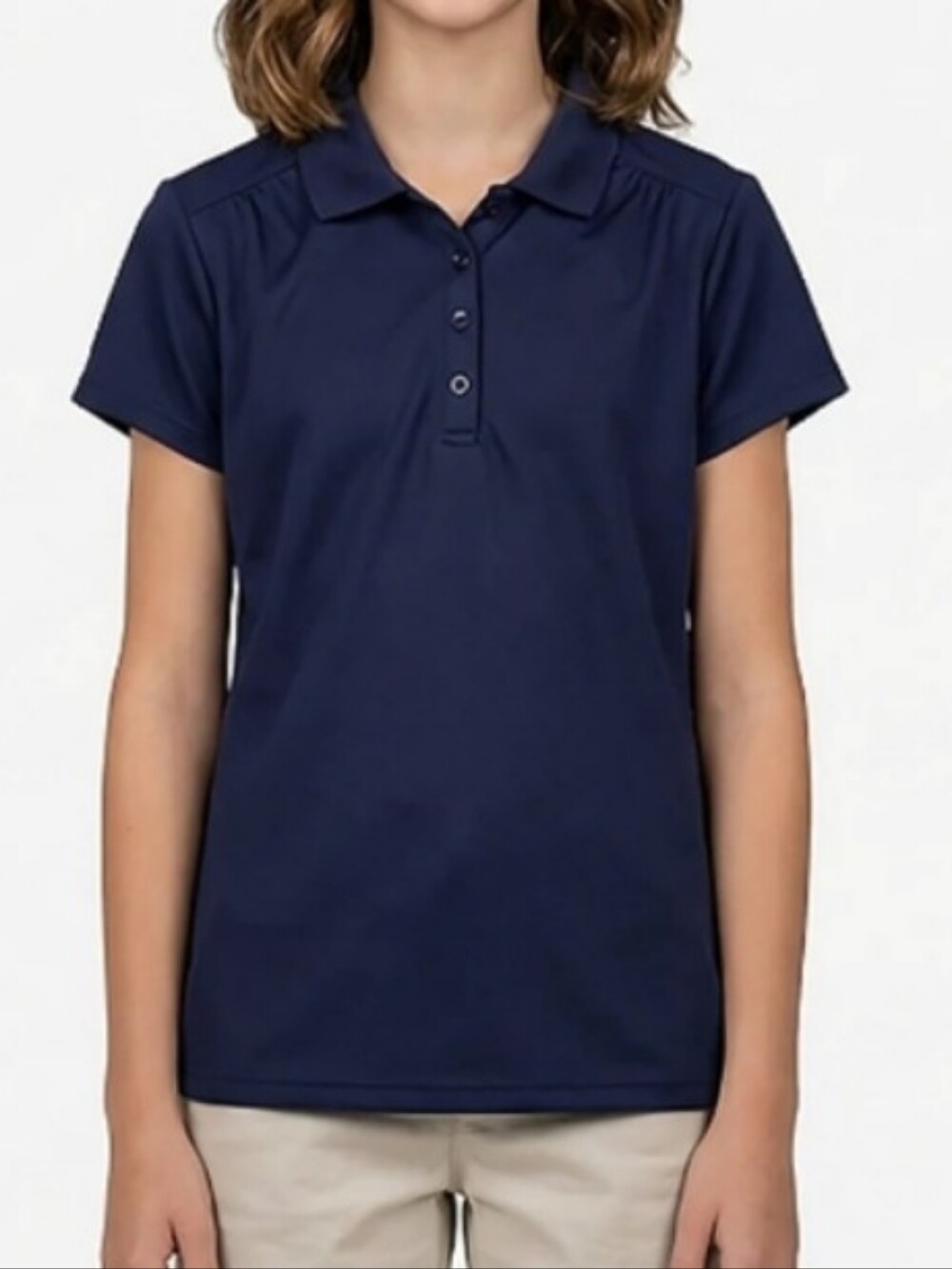 Nautica School Uniform Performance Wear Girls Navy Blue Size 7 / 8 NEW WITH TAGS